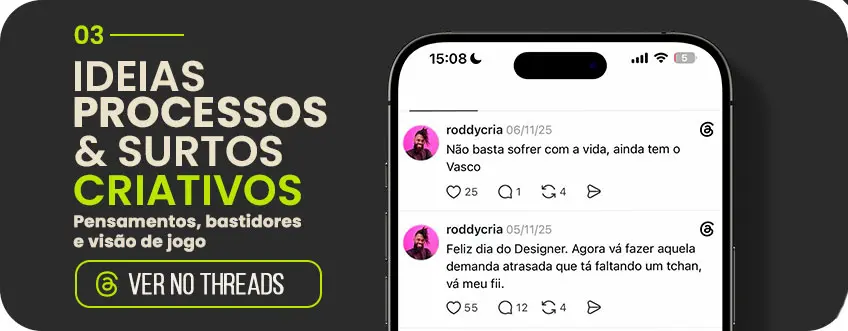 Ideias, Processos & Surtos Criativos — Ver no Threads