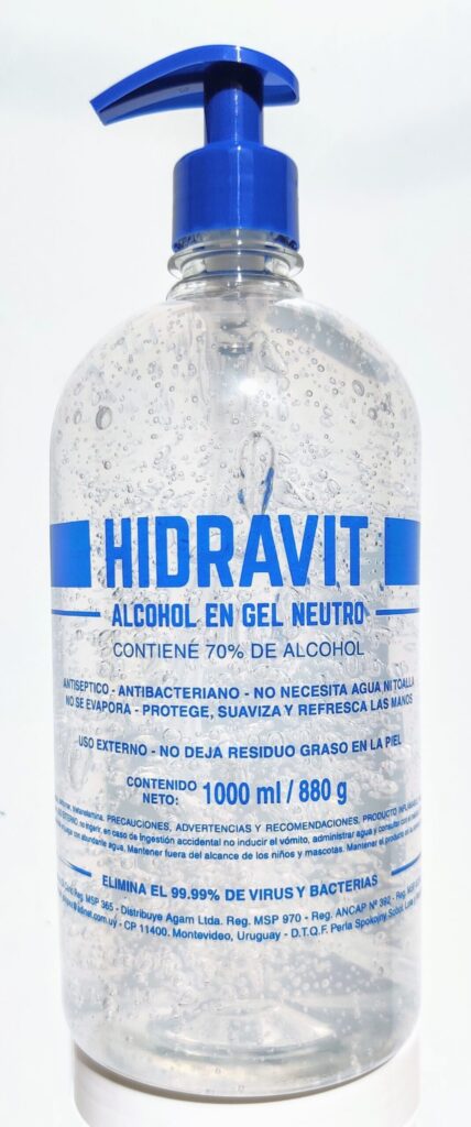 Hidravit Alcohol en Gel 1000 ml