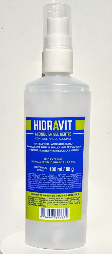 Hidravit Alcohol en Gel 100 ml